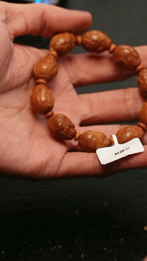 橄榄核手串财神核雕橄榄核手串