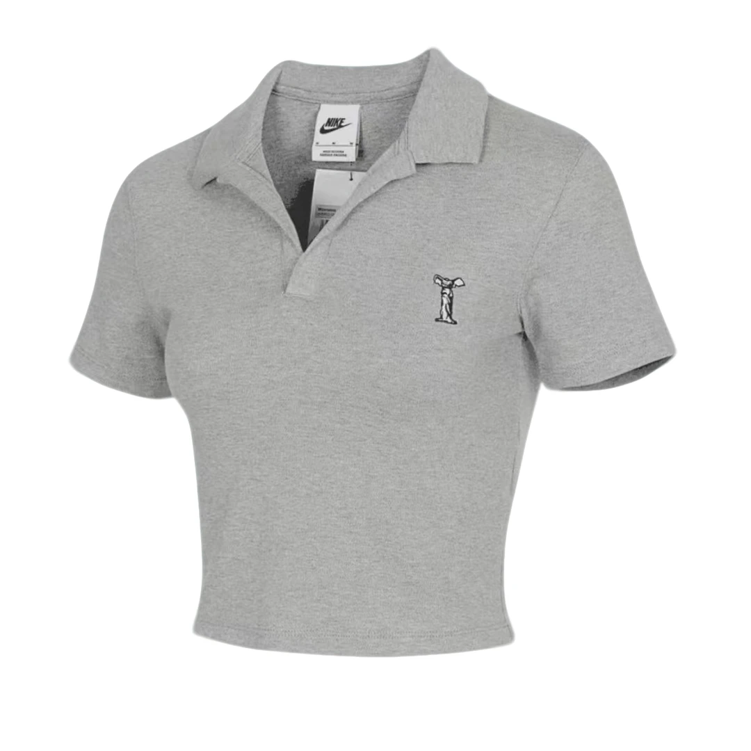 NIKE耐克正品女上衣POLO夏季翻领百搭运动休闲短袖T恤-HJ6852-063