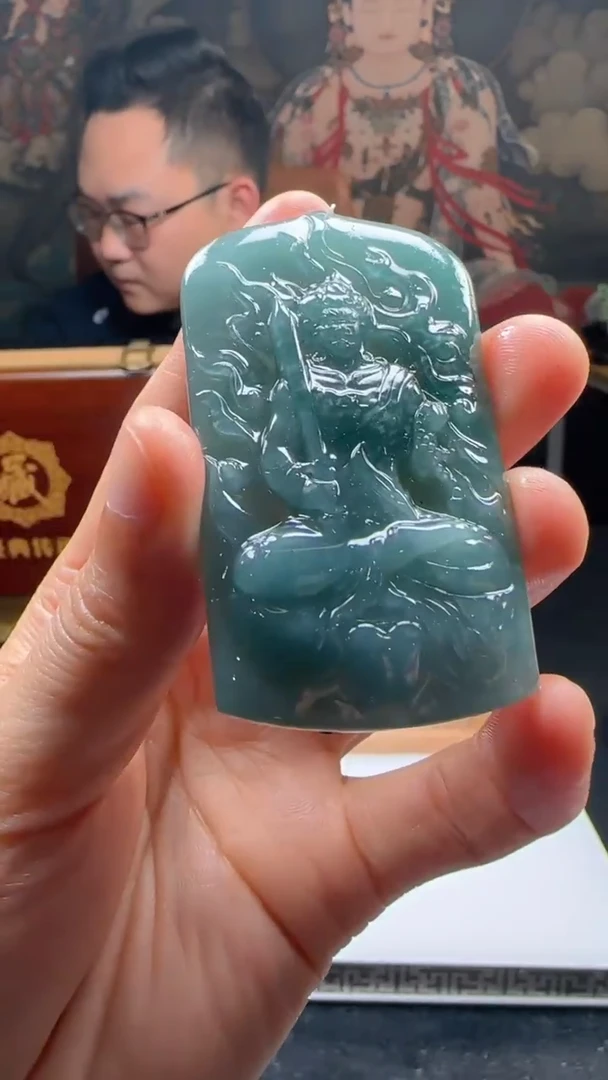 【闪购商品】定制翡翠未镶嵌L-@@QJXC11947