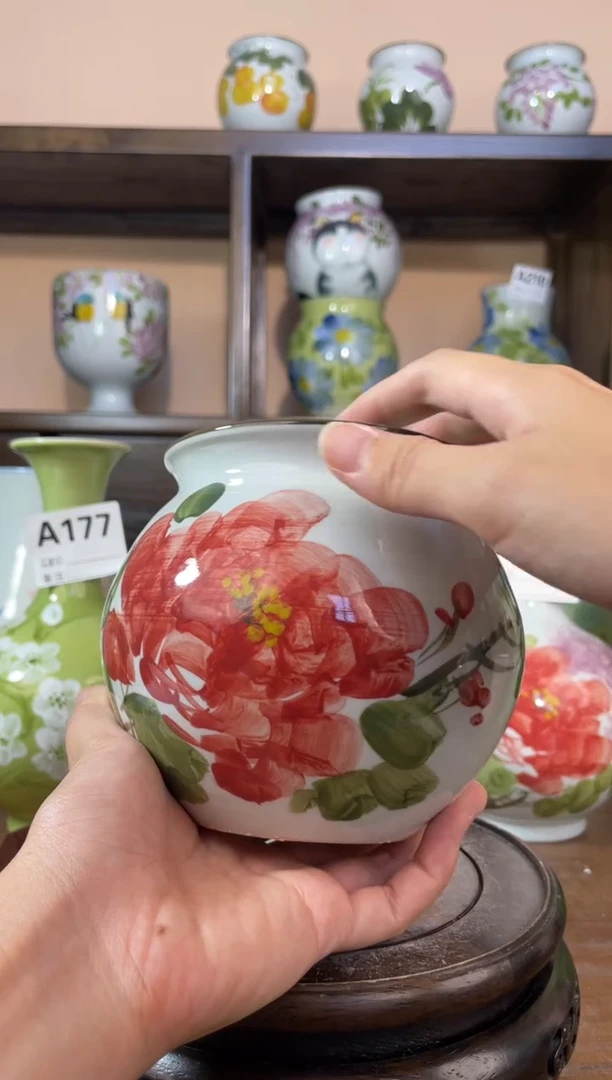 瓶景德镇手绘陶瓷花瓶 源头工厂
