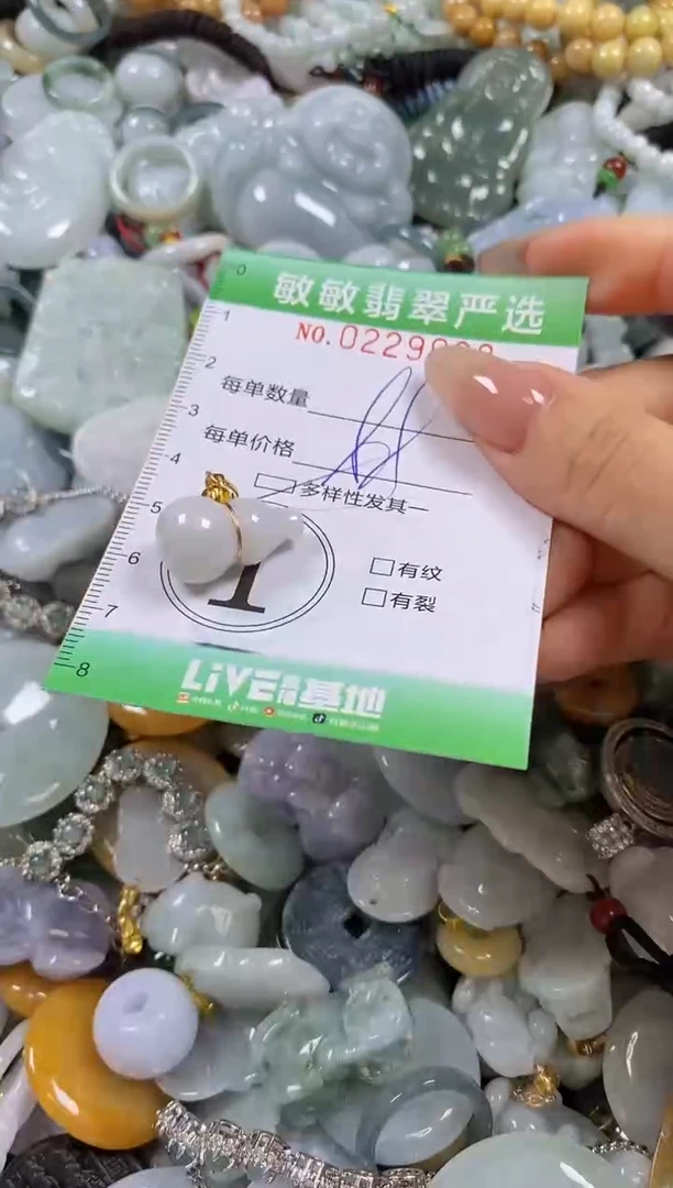 翡翠未镶嵌颈饰闪购0229908多样性发其一