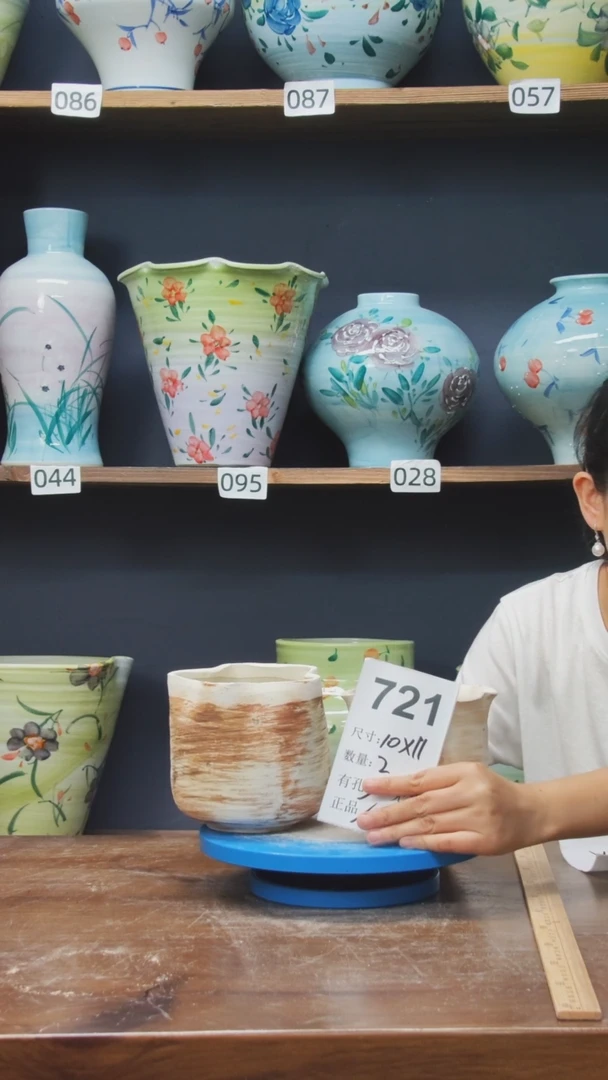 陶瓷景德镇花盆721