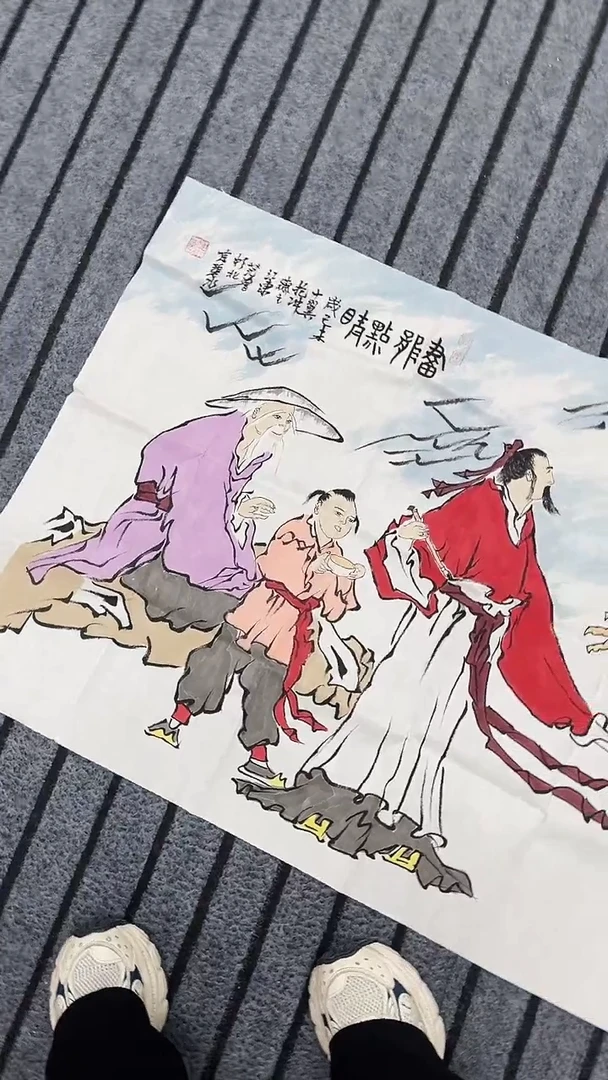 精品国画人物作品