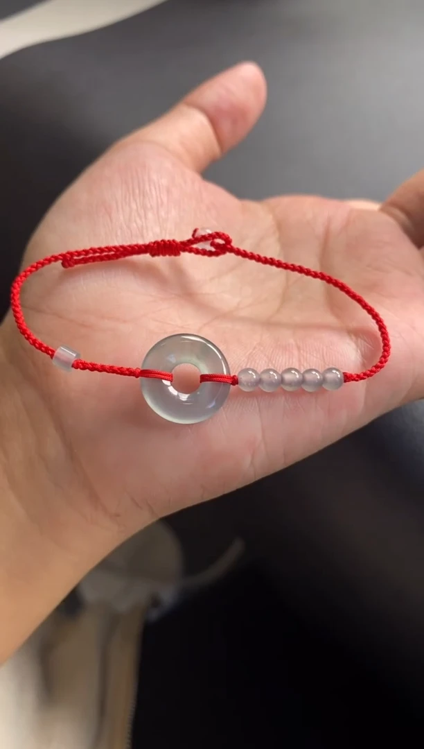 颈饰未镶嵌翡翠甜甜圈手绳