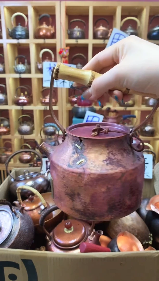 茶具大*叭竹节小丑壶 火烧云