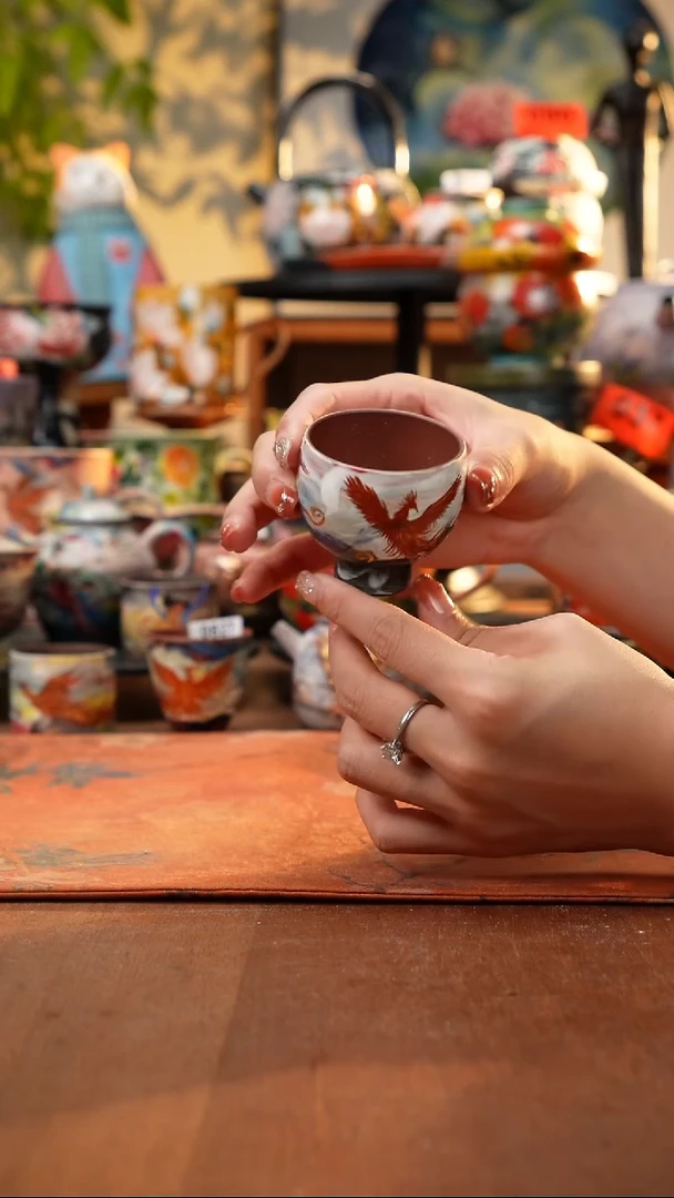 瓷片景德镇手工手绘864