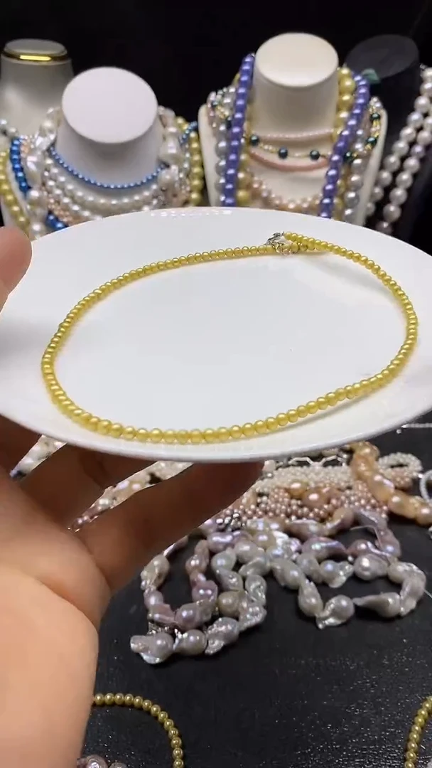 颈饰未镶嵌淡水珍珠多人