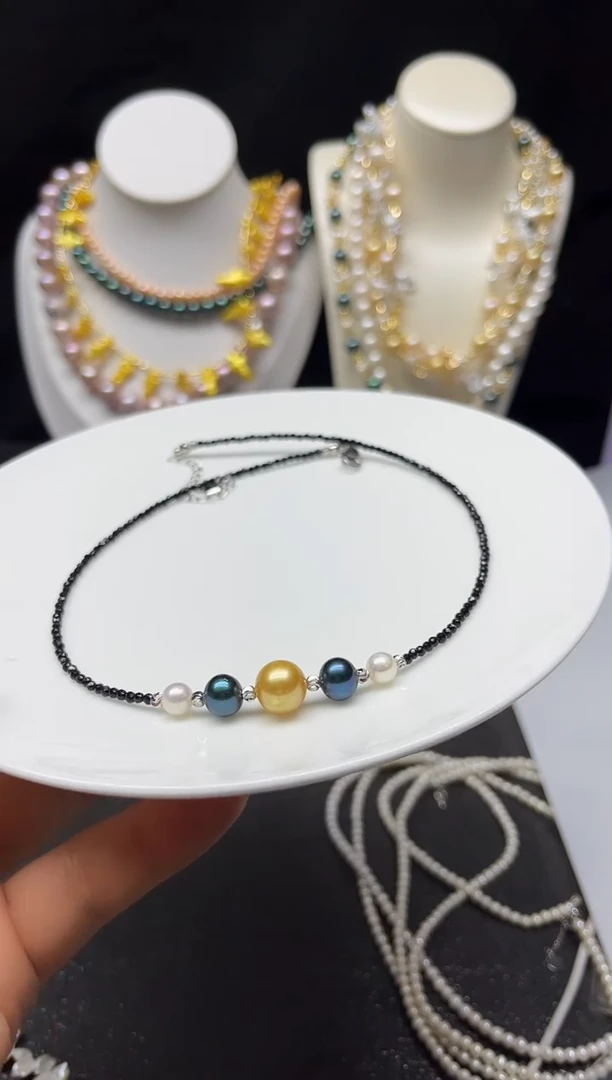 淡水珍珠未镶嵌颈饰多人