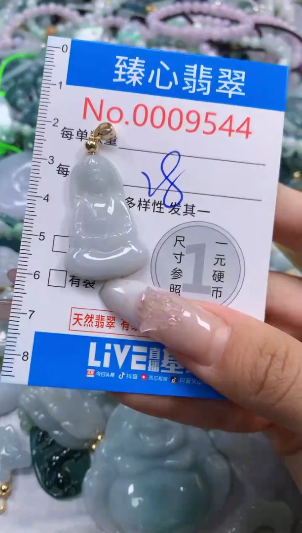 吊坠(不含链)未镶嵌翡翠9544