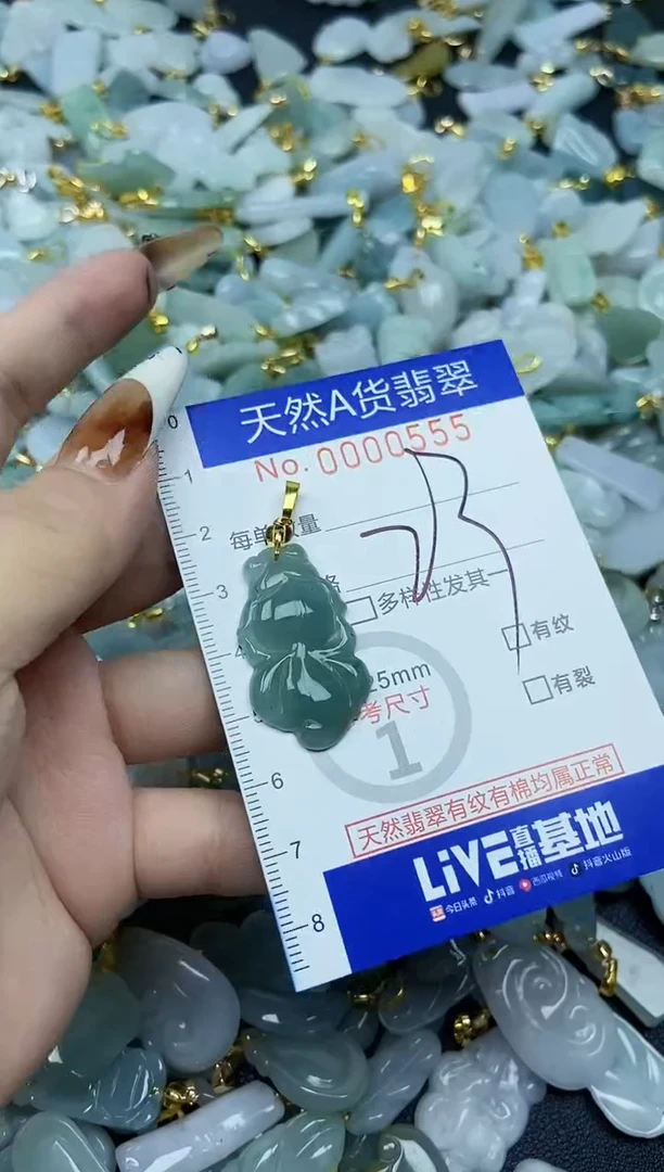 【闪购商品】翡翠颈饰未镶嵌天然A货翡翠