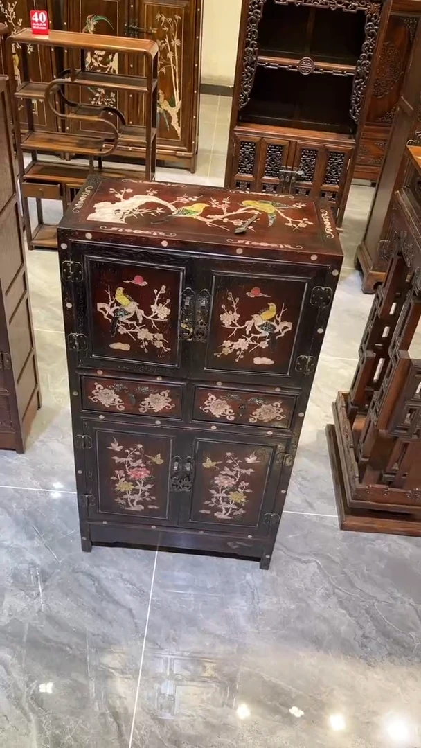 木喜鹊登梅收纳柜