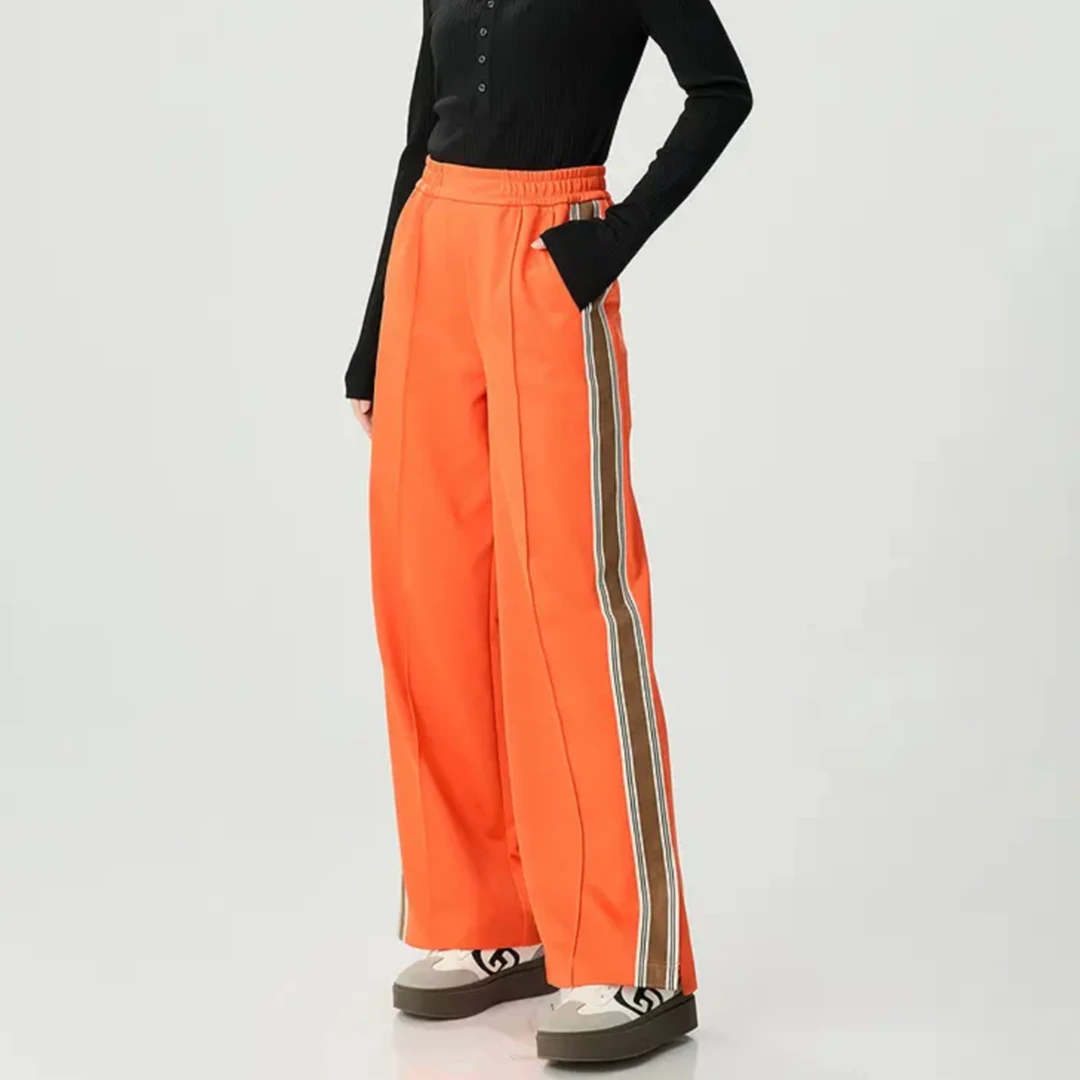 GIRDEAR/哥弟2025早春时尚新款减龄休闲百搭直筒运动裤110010