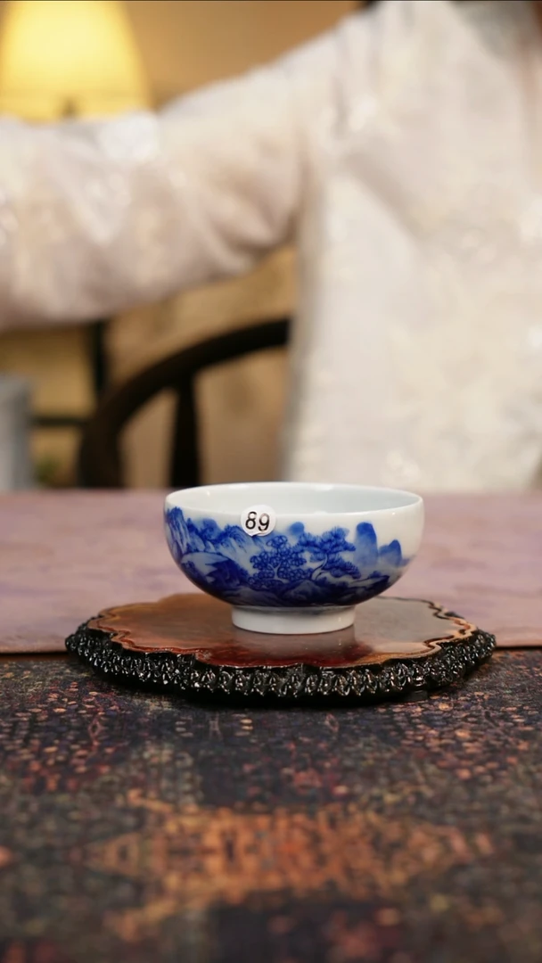 杯景德镇陶瓷杯碗柴烧多人