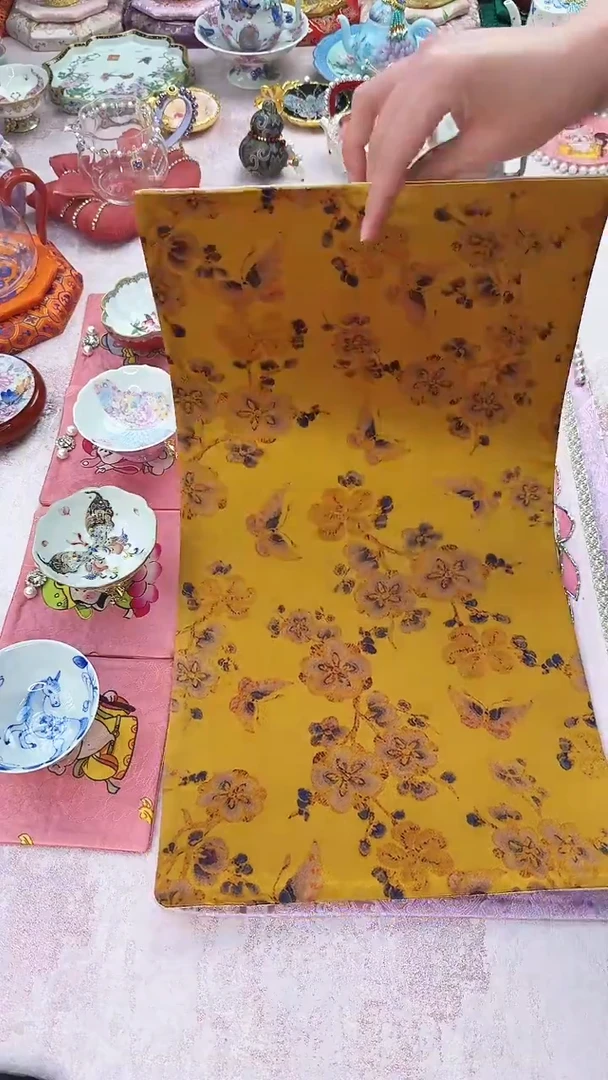 31 孤品 蝴蝶茶席 双面