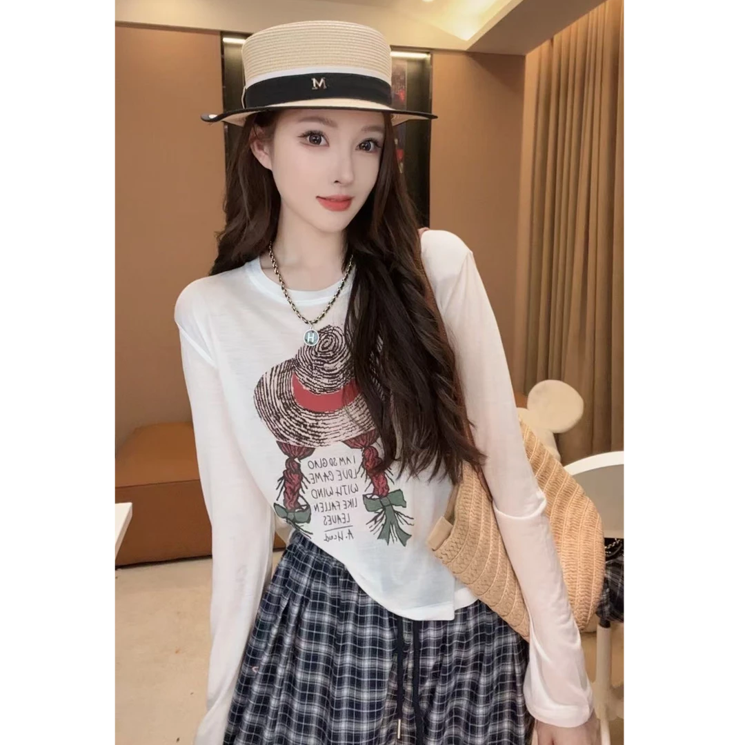 【楠楠】2025夏季新款防晒T恤薄款长袖上衣S0070