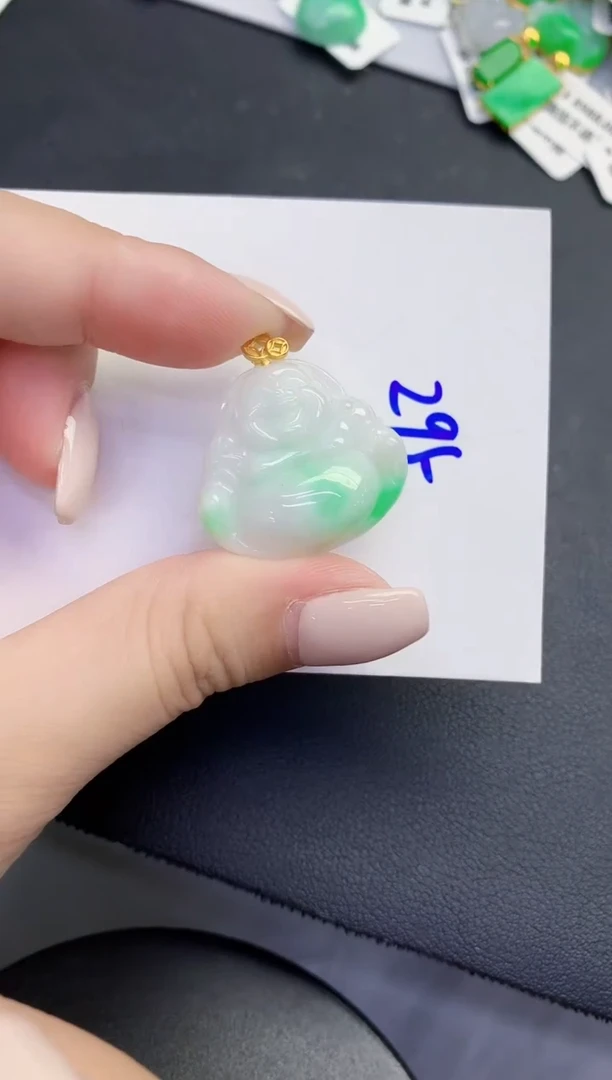 颈饰未镶嵌翡翠缅甸天然翡翠A货