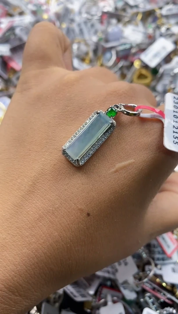 银S925镶嵌戒指翡翠777-----4