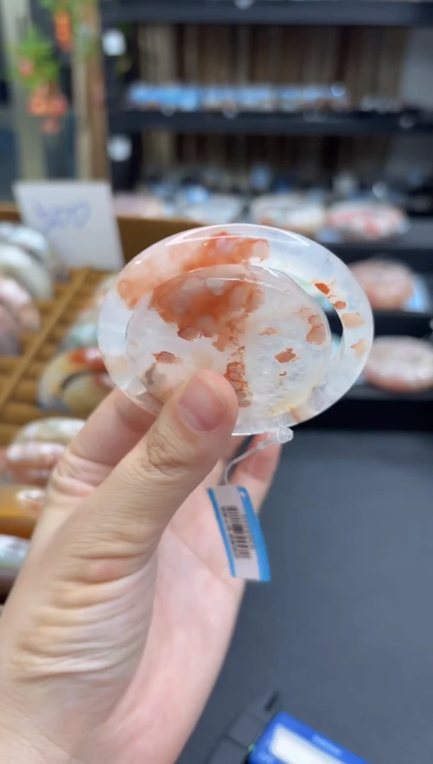 未镶嵌手镯石英质玉44(50圈赠送镯心)