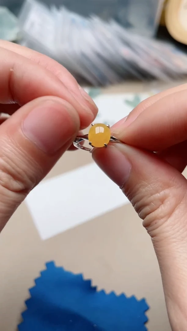 【闪购商品】翡翠戒指银S925镶嵌100000004