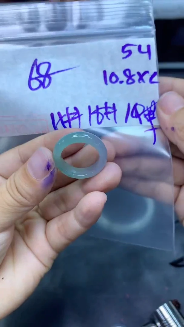 未镶嵌定制翡翠54戒圈15-16+68元+多样性拍一发一