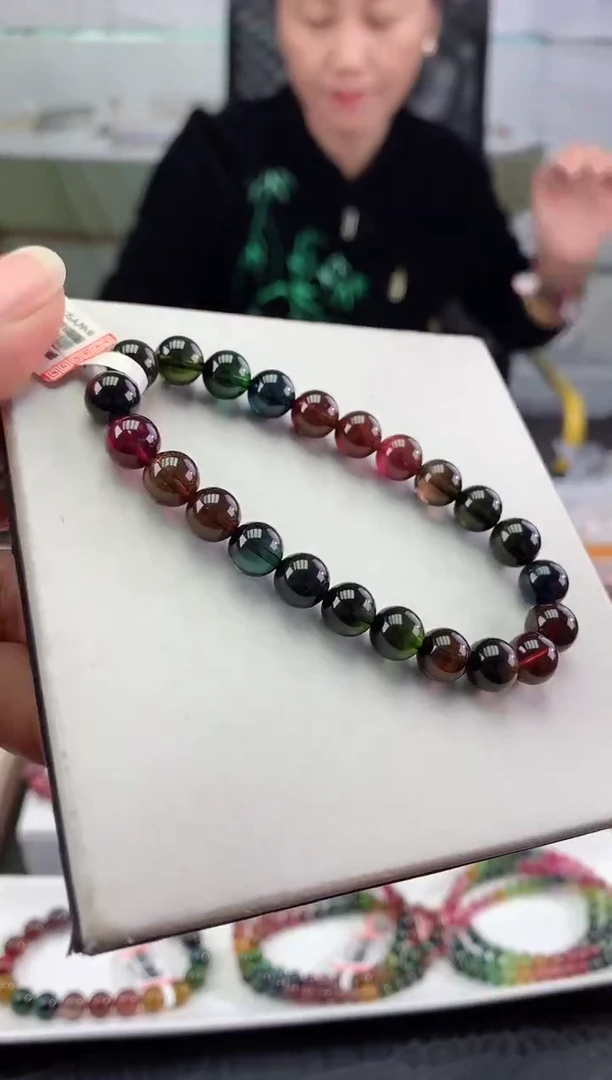 未镶嵌手串碧玺 多样性发一条