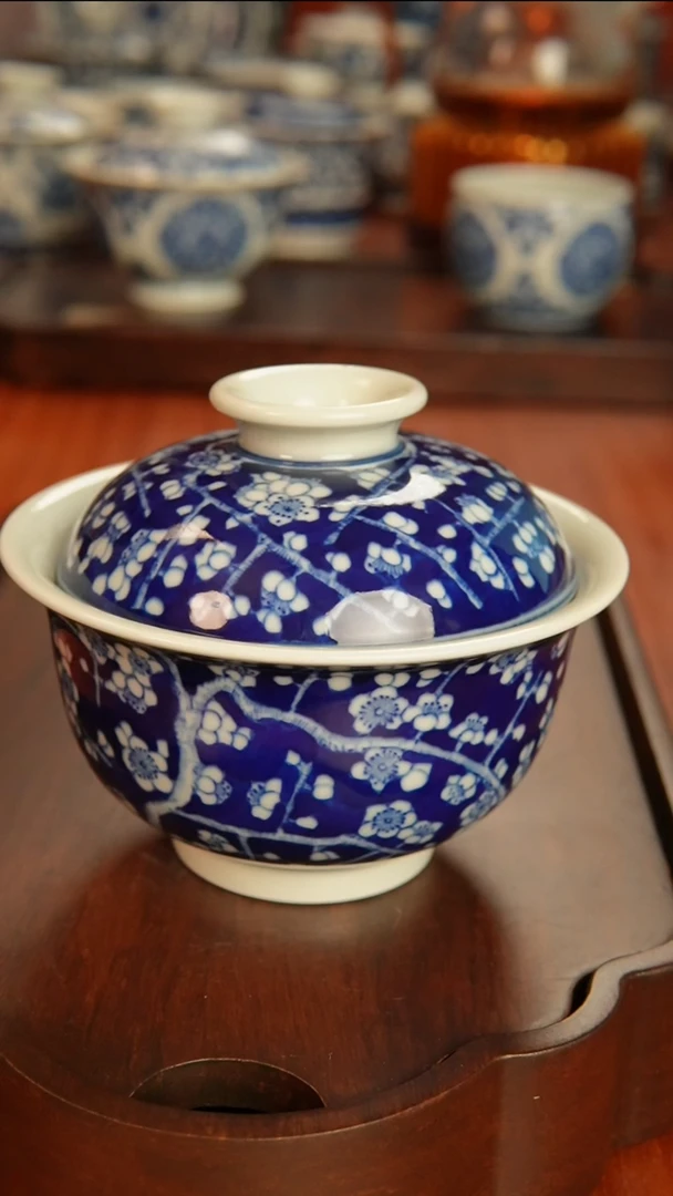 【闪购商品】景德镇镹曰手工手绘柴窑茶具