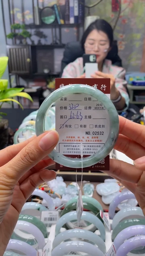 未镶嵌手镯翡翠2532