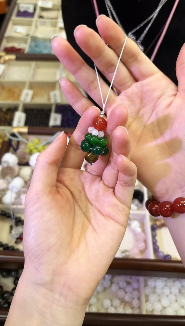 未镶嵌手链水晶圣诞树挂件