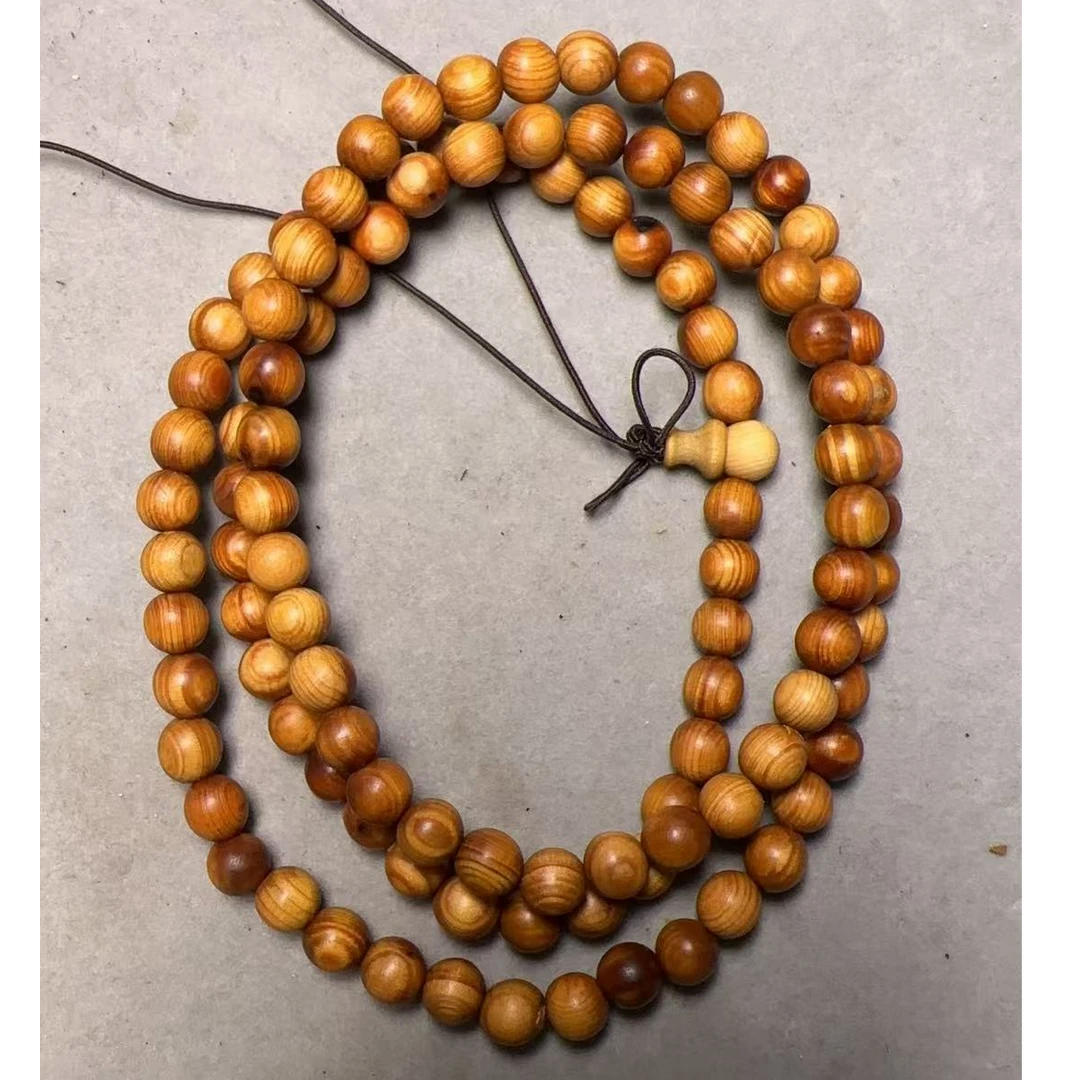 C55崖柏08*108颗多圈手链