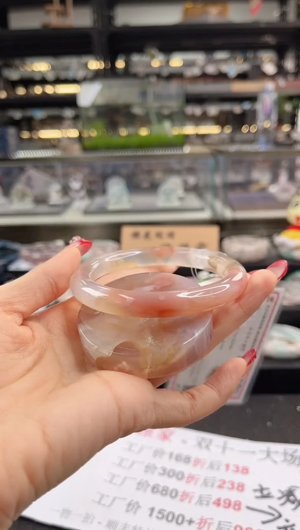 未镶嵌手镯石英质玉61圈口 （赠品镯心）345584