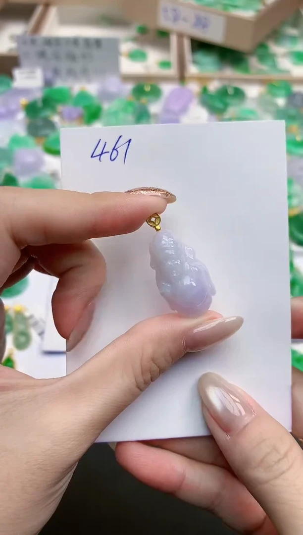 颈饰未镶嵌翡翠天然缅甸A货翡翠