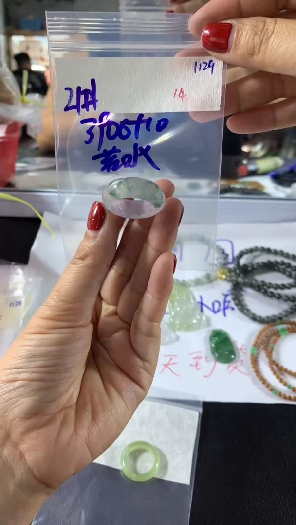 未镶嵌定制翡翠若*毛货需精细抛光拍一发一