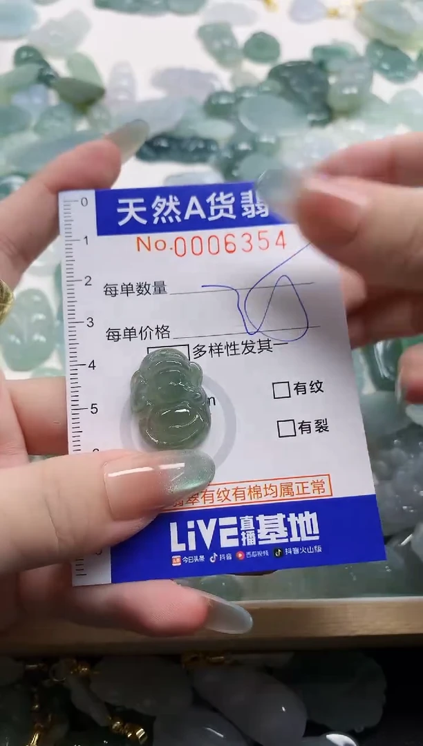 颈饰未镶嵌翡翠别****儿天然A货翡翠