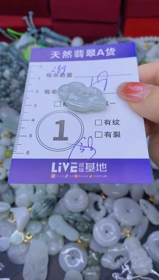 颈饰未镶嵌翡翠天然翡翠A货批量多样性发一件