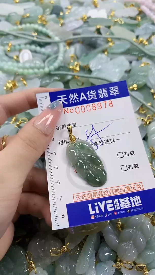 颈饰未镶嵌翡翠天然A货翡翠