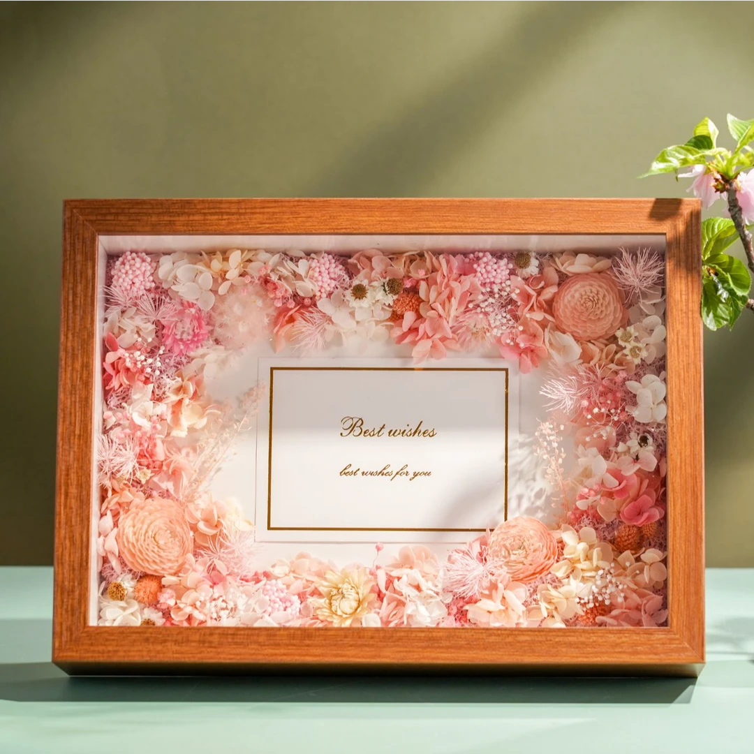 那些花儿【花时记相框】鲜花永生花摆件家居办公桌创意礼送男女朋友