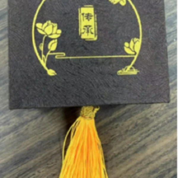 财帛星君 饰袋抽绳首饰盒