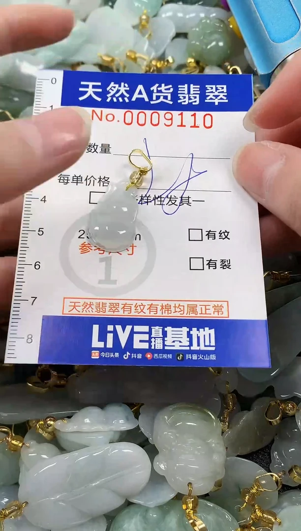 颈饰未镶嵌翡翠纯天然a货翡翠