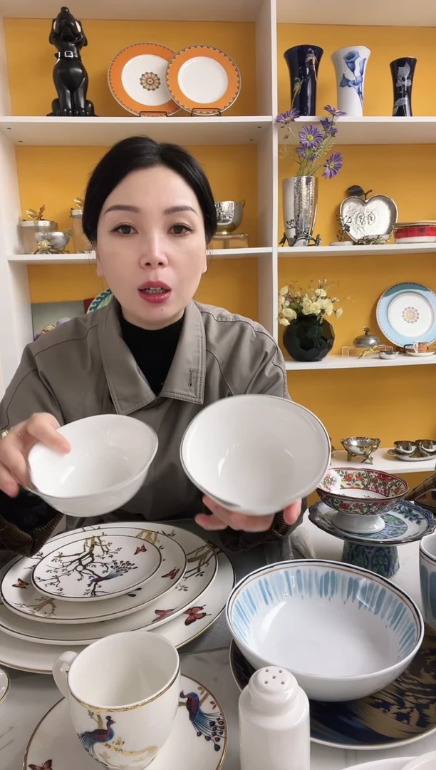 意大利 敦迪 水滴 饭碗2支