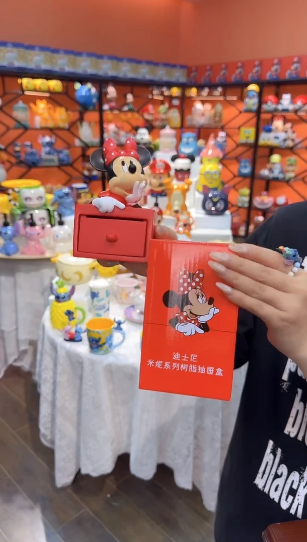 瓷片@@米妮抽屉首饰盒（原盒）