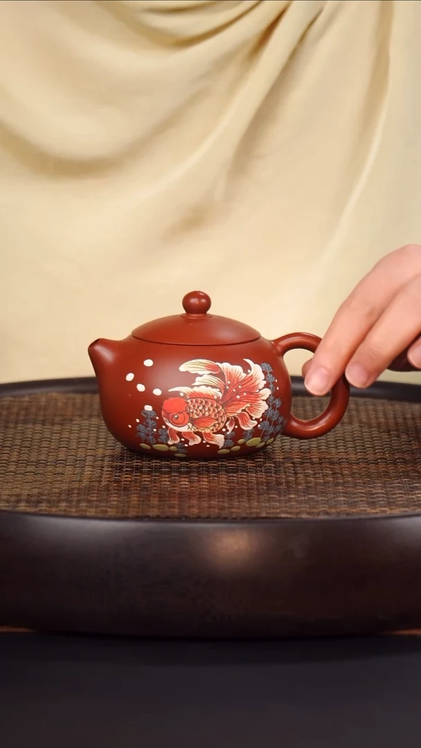 茶壶紫砂HMX紫砂壶51 朱泥 240毫升