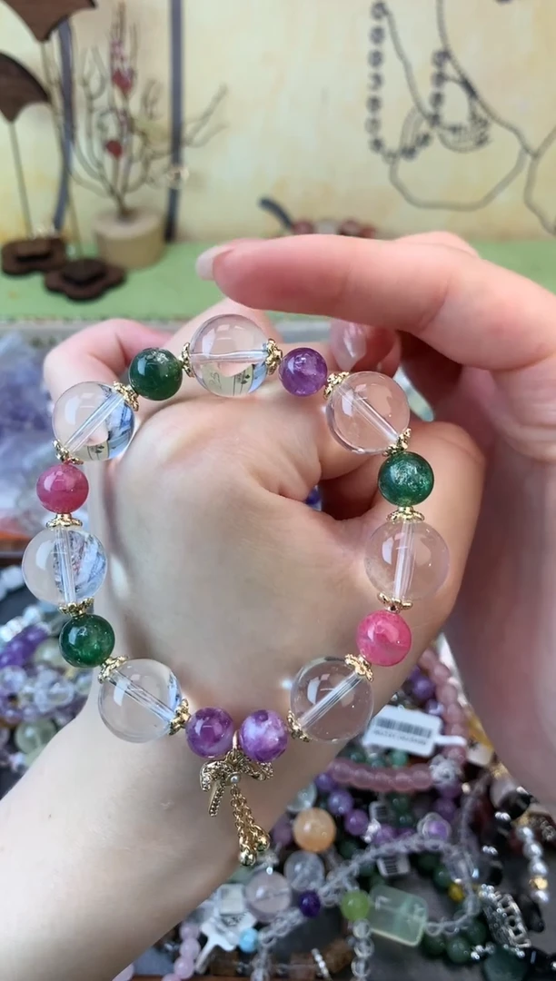 水晶手链未镶嵌337手串