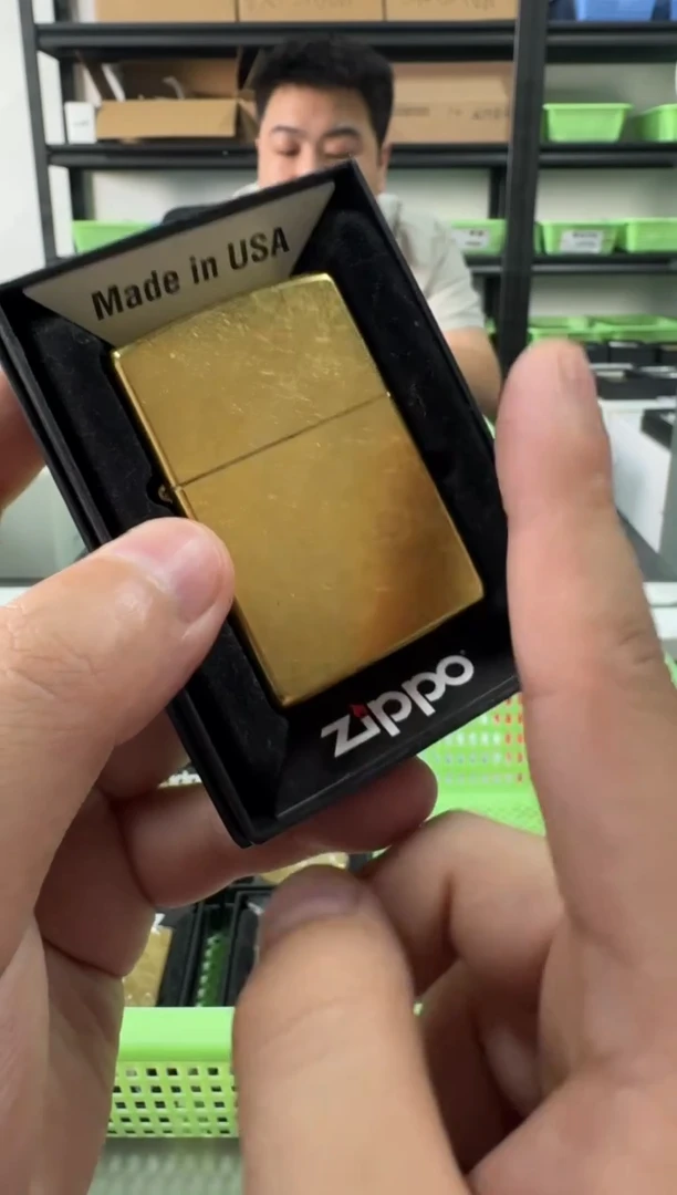 Zippo207镀金光板