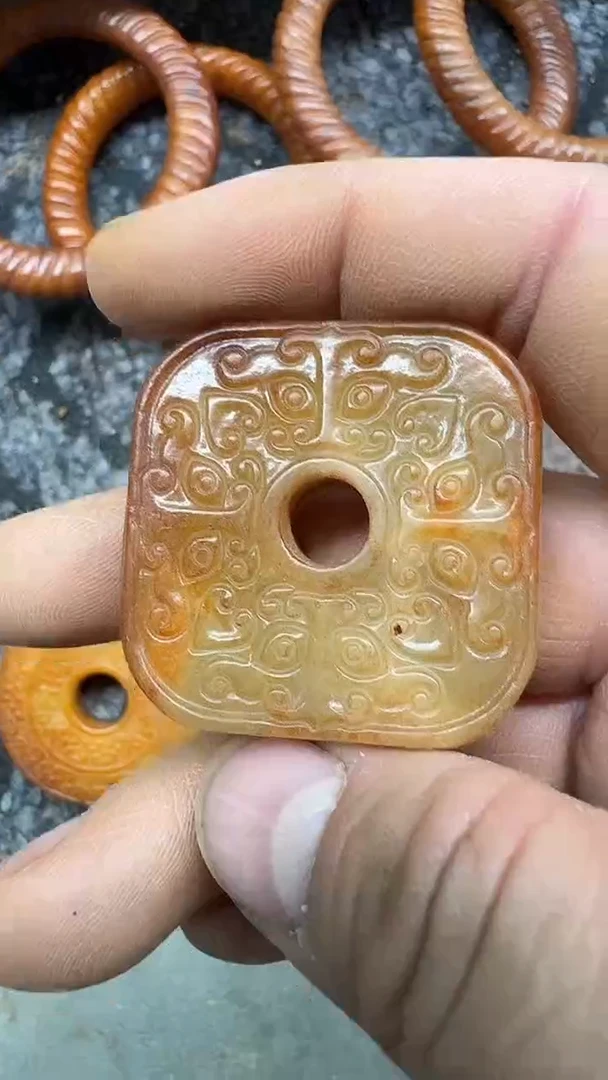 未镶嵌和田玉挂件好****！1