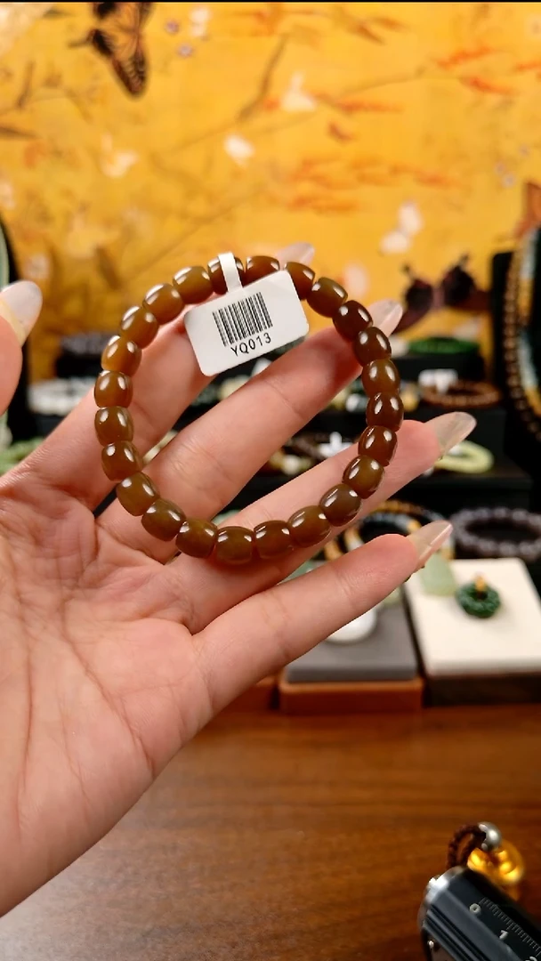 颈饰未镶嵌和田玉拍一发一 所见即所得 8mm