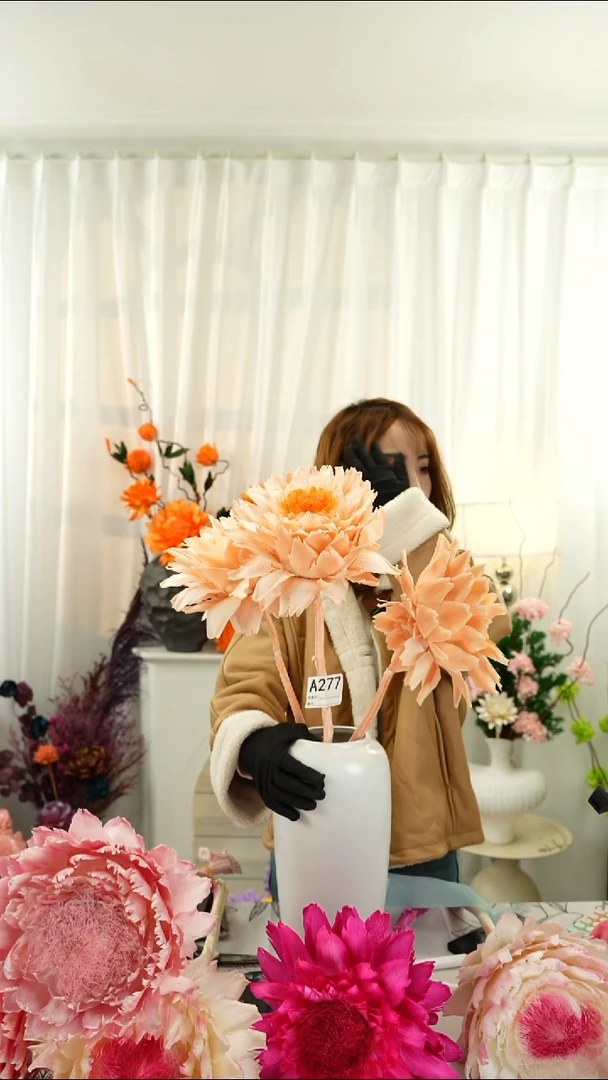 永生花洋蓟  果粒 橙A277