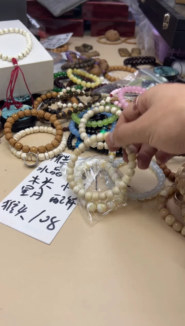 手串白玉菩提111607 白玉菩提千层雪单圈