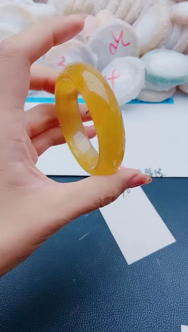 未镶嵌手镯石英质玉M78-53-54