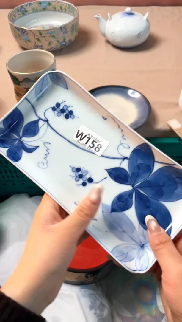 瓷片你***女瓷器瓷器W158