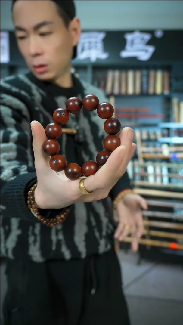 【闪购商品】枣木手串/手链枣木雷裂2.0圆珠单圈